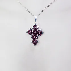 Pendant 40cm - Theonie-Silver Chain - Pendant 40cm - Laiton argenté